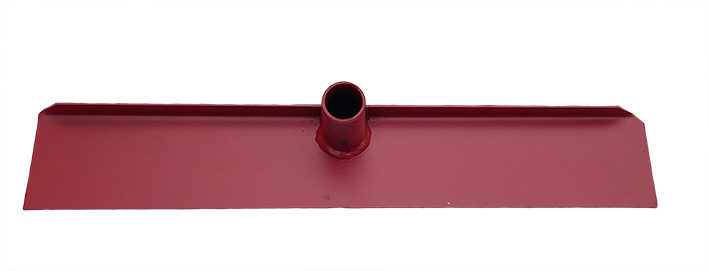 Скребок для навоза без ручки необрезиненный 50см, красный